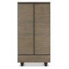 Tivoli Weathered Oak Furniture Double Wardrobe