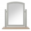 Whitby Scandi Oak Furniture Grey Vanity Mirror