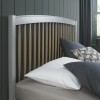 Whitby Scandi Oak Furniture King Size Grey 150cm Low End Footend Bedstead - PRE ORDER