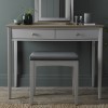 Whitby Scandi Oak Furniture Grey Dressing Table