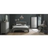 Whitby Scandi Oak Furniture Grey 1 Drawer Nightstand - PRE ORDER