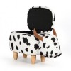 Animal Ottomans Novelty Black & White Cow Storage Footstool CY-8001-1