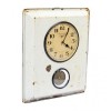 Upcycled Collection Old Ceramic Tray Clock with Pendulum