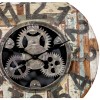 Upcycled Collection Industrial Reclaimed Wooden Clock