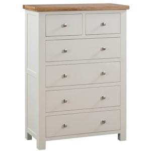 Dortmund Ivory Painted Furniture 2 Over 4 Chest of Drawers Dortmund Ivory Painted Furniture 2 Over 4 Chest of Drawers