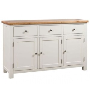 Divine Furniture Dortmund Ivory Painted Furniture 3 Door 3 Drawer Large Sideboard Divine Furniture Dortmund Ivory Painted Furniture 3 Door 3 Drawer Large Sideboard