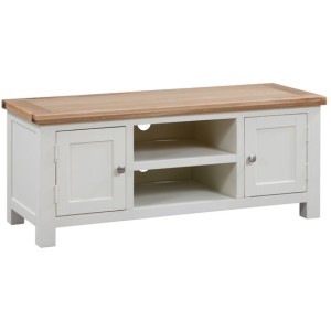 Dortmund Ivory Painted Furniture 2 Door Large TV Unit Dortmund Ivory Painted Furniture 2 Door Large TV Unit