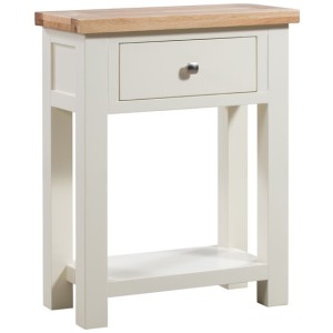 Dortmund Ivory Painted Furniture Console Table with Drawer Dortmund Ivory Painted Furniture Console Table with Drawer