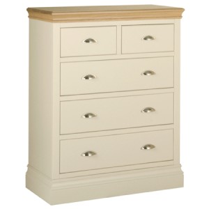 Divine London Ivory Painted Furniture 2 Over 3 Chest of Drawers Divine London Ivory Painted Furniture 2 Over 3 Chest of Drawers