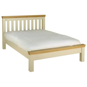 Divine London Ivory Painted Furniture 4ft6 Low-End Double Bed Divine London Ivory Painted Furniture 4ft6 Low-End Double Bed