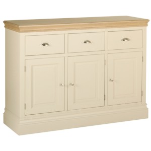 London Painted Oak Furniture 3 Door 3 Drawer Sideboard London Painted Oak Furniture 3 Door 3 Drawer Sideboard