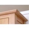 Divine True Oak Furniture CD & DVD Rack