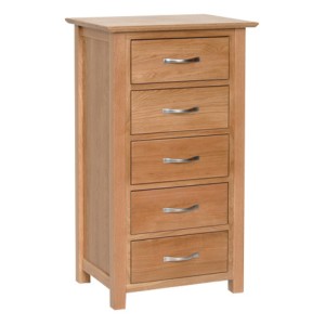 Divine True Oak Furniture 5 Drawer Wellington Divine True Oak Furniture 5 Drawer Wellington