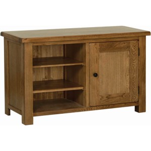 Devonshire Rustic Oak Furniture Standard TV Cabinet RE20