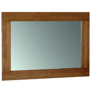 Divine Furniture Oak 130x90 Rectangular Wall Mirror Devonshire Rustic Oak Furniture Wall Mirror 1300x900 RM30