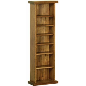 Divine Furniture Oak CD/DVD Rack Devonshire Rustic Oak Furniture CD/DVD Rack  RR20