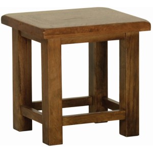 Divine Furniture Oak  Side Table Devonshire Rustic Oak Furniture Side Table RT35