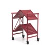 Cosco Outdoor Living Intellifit Ruby Red Folding 2 Shelf Serving Cart