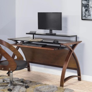 Jual Helsinki Walnut Furniture 900 Computer Desk - PRE ORDER Jual Helsinki Walnut Furniture 900 Computer Desk OFHPC201W900