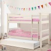 Julian Bowen Furniture Barcelona Stone White Bunk Bed