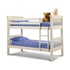 Julian Bowen Furniture Barcelona Stone White Bunk Bed