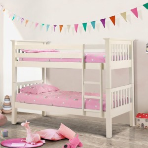 Julian Bowen Furniture Barcelona Stone White Bunk Bed Julian Bowen Furniture Barcelona Stone White Bunk Bed