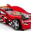Julian Bowen Furniture Mickey Kids Red Racing Car Single 3ft Bed