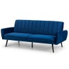 Julian Bowen Furniture Afina Blue Velvet Sofabed