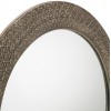 Julian Bowen Furniture Cadence Pewter Large Round Wall Mirror