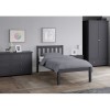 Julian Bowen Furniture Luna Anthracite Single 3ft Bed