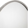 Julian Bowen Furniture Octave Pewter Round Wall Mirror