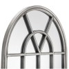 Julian Bowen Furniture Opus Pewter Window Mirror