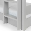 Julian Bowen Painted Furniture Trio Surf White Triple Single 3ft Bunk Bed