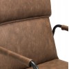 Julian Bowen Furniture Gramercy Brown Faux Leather Accent Chair