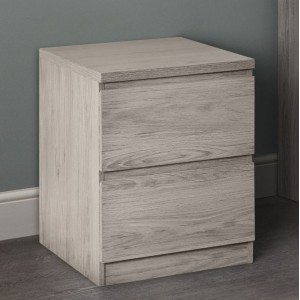 Julian Bowen Furniture Jupiter Grey and Oak 2 Drawer Bedside Julian Bowen Furniture Jupiter Grey and Oak 2 Drawer Bedside