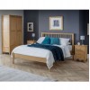 Julian Bowen Oak Furniture Cotswold King Size 5ft Bed with Low Foot End