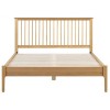 Julian Bowen Oak Furniture Cotswold King Size 5ft Bed with Low Foot End