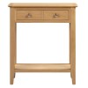 Julian Bowen Oak Furniture Cotswold 2 Drawer Console Table