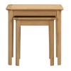 Julian Bowen Oak Furniture Cotswold Nest of 2 Tables