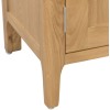 Julian Bowen Oak Furniture Cotswold 3 Drawer Sideboard