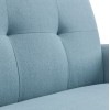 Julian Bowen Furniture Monza Blue Linen Sofa-bed