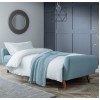 Julian Bowen Furniture Monza Blue Linen Sofa-bed