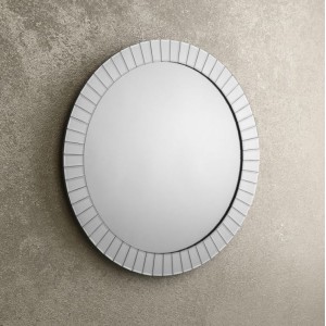 Julian Bowen Furniture Sonata Silver Large Round Wall Mirror Julian Bowen Furniture Sonata Silver Large Round Wall Mirror