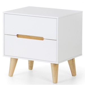 Julian Bowen Painted Furniture Alicia 2 Drawer Bedside