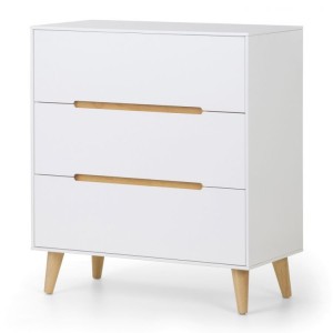 Julian Bowen Painted Furniture Alicia 3 Drawer Chest Julian Bowen Painted Furniture Alicia 3 Drawer Chest