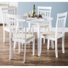 Julian Bowen Coast 90cm White Drop-leaf Dining Table