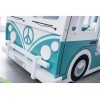 Julian Bowen Painted Furniture Campervan Vintage Green and White Bunk Bed