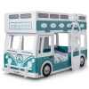 Julian Bowen Painted Furniture Campervan Vintage Green and White Bunk Bed