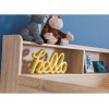 Julian Bowen Furniture Orion Sonoma Oak Painted Bunk Bed with Drawer and Shelves