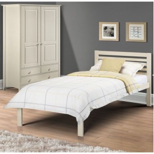 Julian Bowen Furniture Slocum Stone White Single 3ft Bed Julian Bowen Furniture Slocum Stone White Single 3ft Bed
